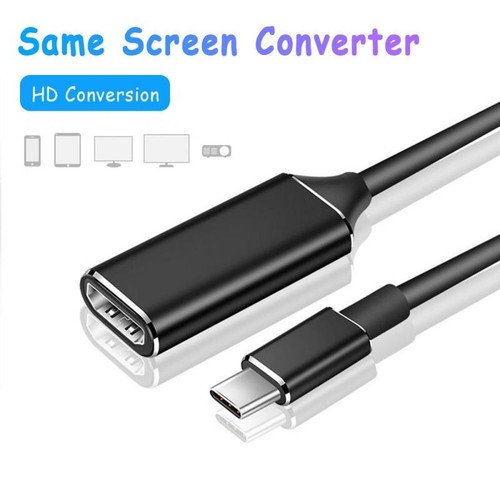 USB Type C to Female HDMI HDTV Cable 4K Adapter For Mac Samsung S Series Huawei - Picture 19 of 24