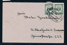 101785) Bahnpost Ovalstempel Hannover - Weserm&uuml;nde Zug 315, Brief 1935 Schiller