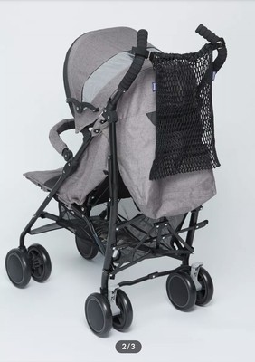 Chicco Faltbare Aufbewahrungsnetz Netz Tasche Kinderwagen Einkaufen Neu