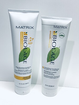 2X Matrix Biolage Deep Smoothing Conditioner 10.1 oz, 8.5Oz  With Camellia Serum
