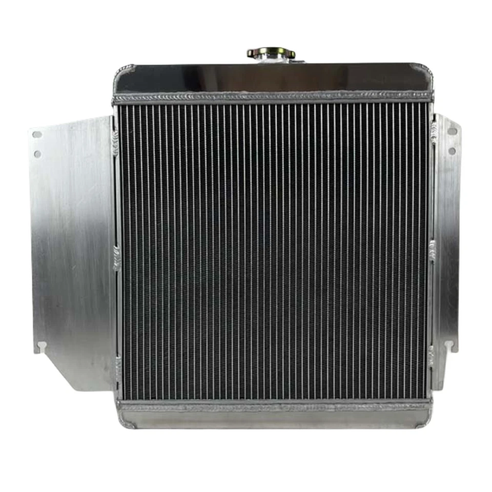 Radiador de 3 filas para Dodge Dart 1965 1966/Plymouth Valiant aluminio #CC6566 Foto 4 de 4