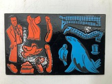 Colorforms Man Seal Birds Etc.