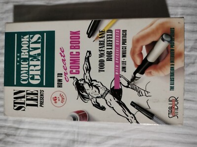 The Comic Book Greats Stan Lee Presents HOW TO CREATE A # 6 VHS Video Tape J982