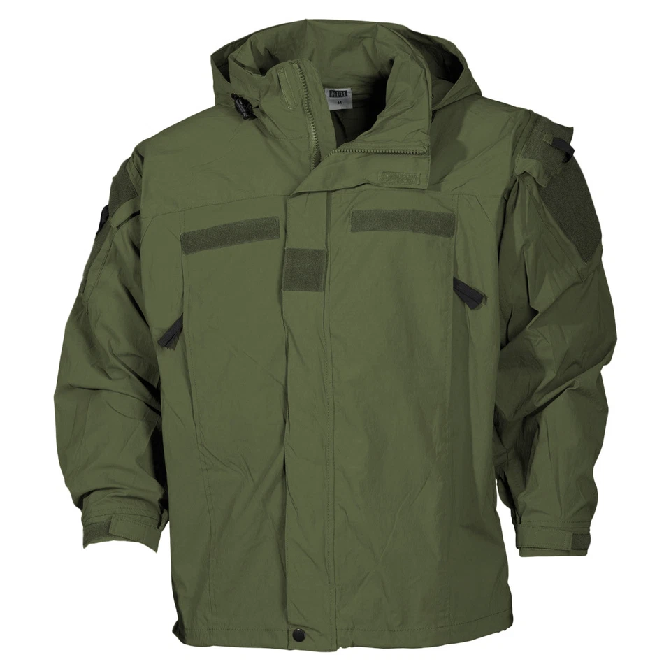MFH US Softshell Veste Level 5 Homme Plein Air Chasse Pêche Nylon OD Vert - Photo 1/1
