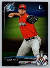 2017 Bowman Draft #BDC-196 Colton Hock Chrome