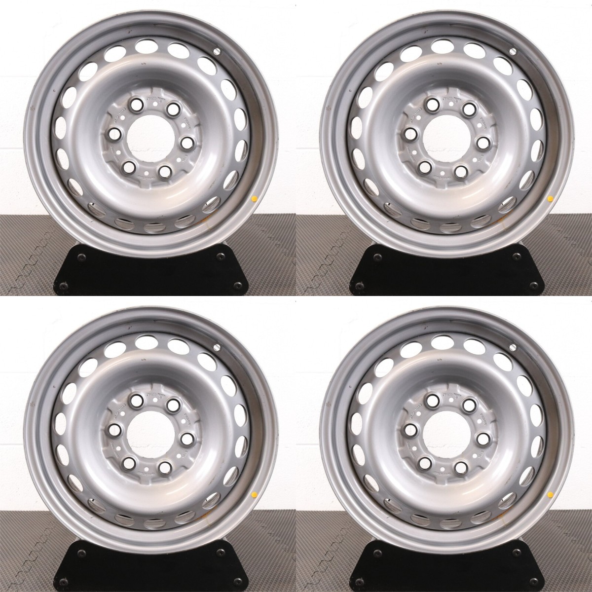 Set of 4 New Take Offs OEM 16'' Steel Wheel Rim 08-20 Mercedes