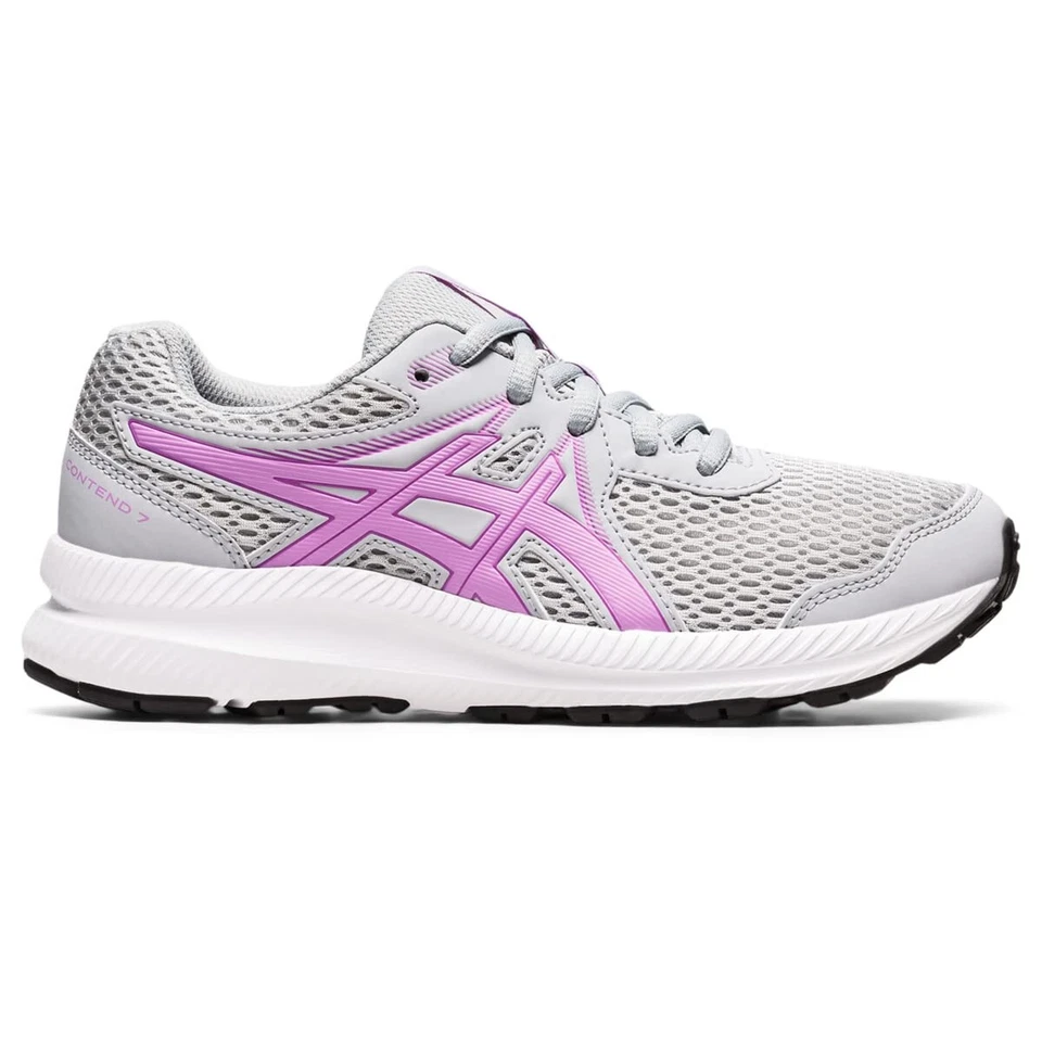 ASICS Girl's Contend 7 GS (Niño Pequeño/Niño Grande) Gris Piamonte/Lavanda Brillo 5.5 B Foto 2 de 4