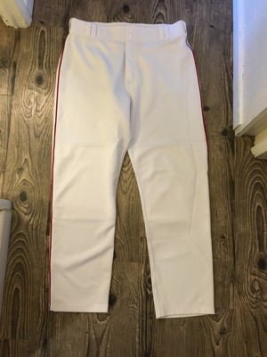 majestic baseball pants with piping