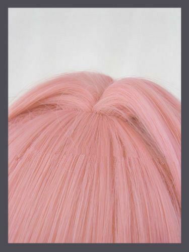 Für Cosplay FGO Fate Apocrypha Astolfo Perücke rosa und weißes Haar langer Zopf - Bild 3 von 4