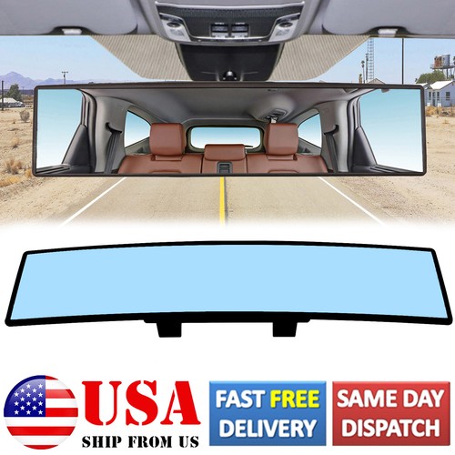 10.6'' Car Interior Anti Glare Wide Angle Rear View Rear View Mirror Universal - Picture 2 of 7