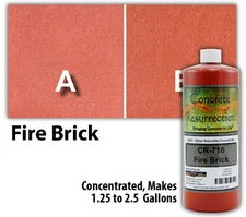 Professional Easy to Apply Water Based Concrete Stain - Fire Brick