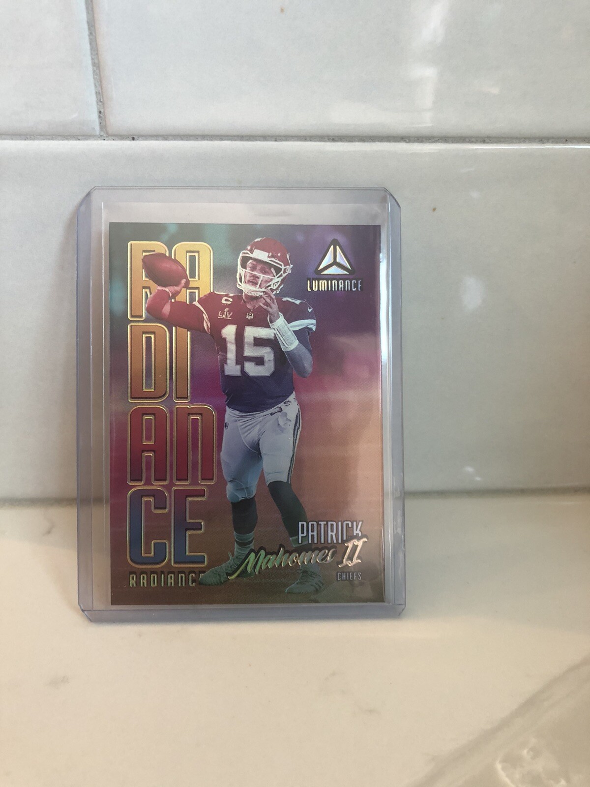 2021 Luminance Patrick Mahomes Radiance SSP Case Hit