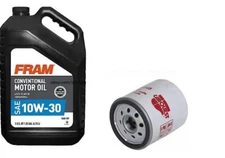 CARQUEST R85348 Engine Oil Filter & 5 Quarts Fram 10W30 Conventional Motor Oil