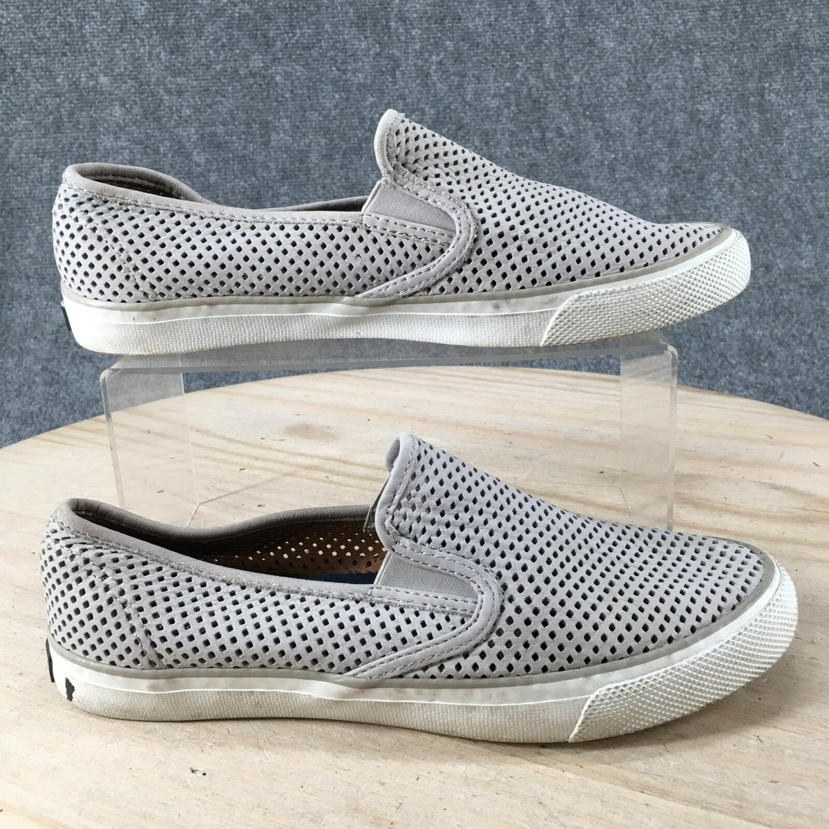Grey Sperry Seaside Slip On Sneaker Slip Women's Seaside