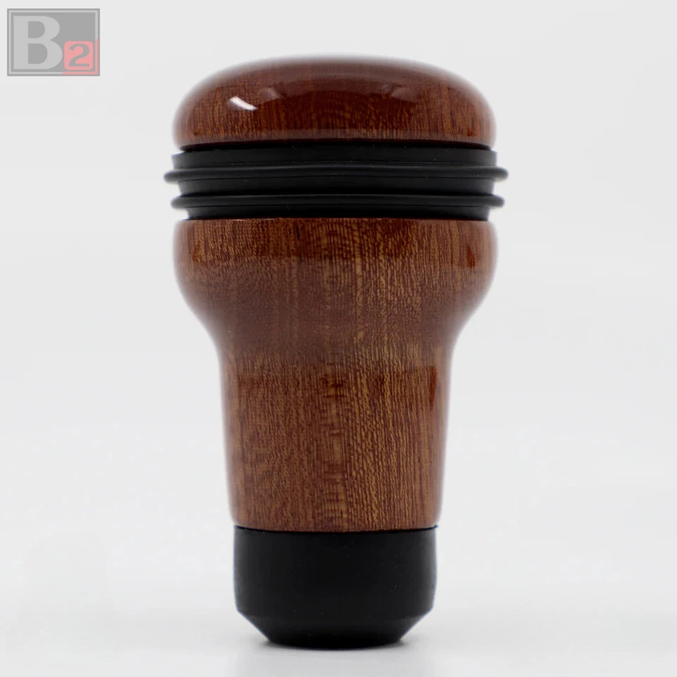 Italy Nardi Evolution Line Manual Gear Shift Shifter Knob Mahogany Wood - Image 3 of 4