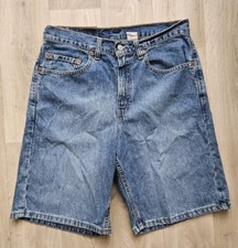 RARE Men's Levi's 550 3/4 Length Jeans Shorts, Skateboarding Y2K Look, W32"