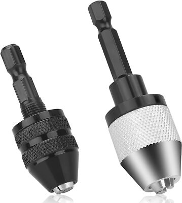 Mini Bohrer Adapter Bit Bohrfutter 0,3-6,5mm schlüssellos Sechskant 1/4'' HEX