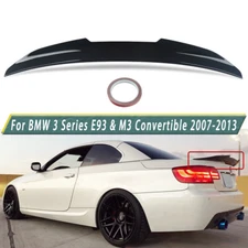 Rear Trunk Spoiler For BMW E93 M3 Convertible 2006-2013 Gloss Black PSM Style