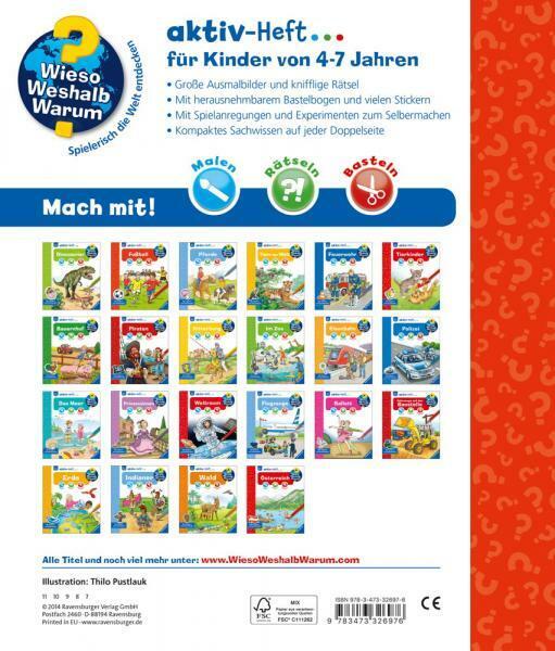 Thumbnail - Ravensburger Buch Wieso? Weshalb? Warum? Aktiv-heft Fußball 32697