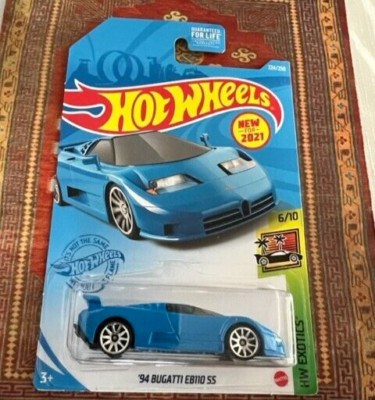 Hot Wheels Blue '94 Bugatti EB110 SS | HW Exotic Series | 6/10