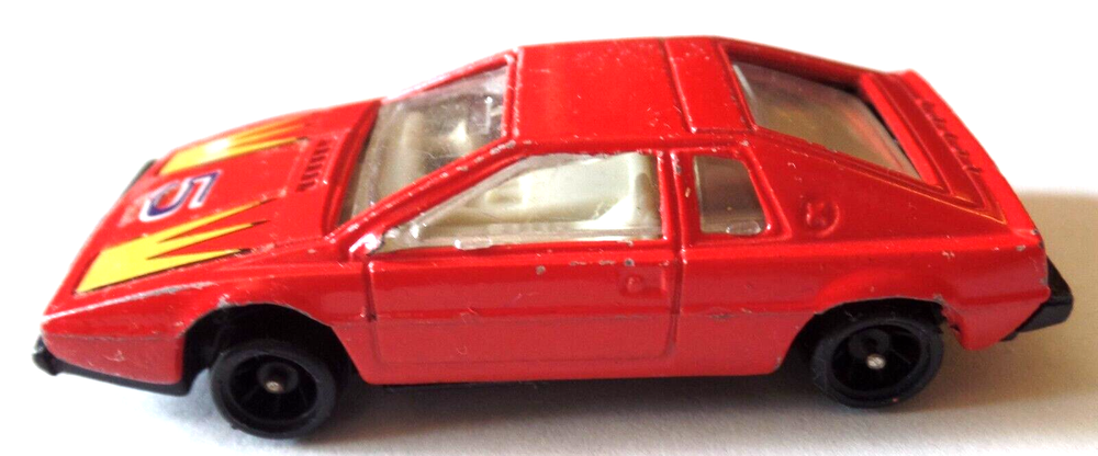 Vintage 1980-1990's LOTUS #5 Red Sports Car Toy