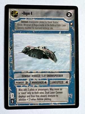 Star Wars CCG SWCCG Rogue 4 Special Edition Card Rare SWCCG