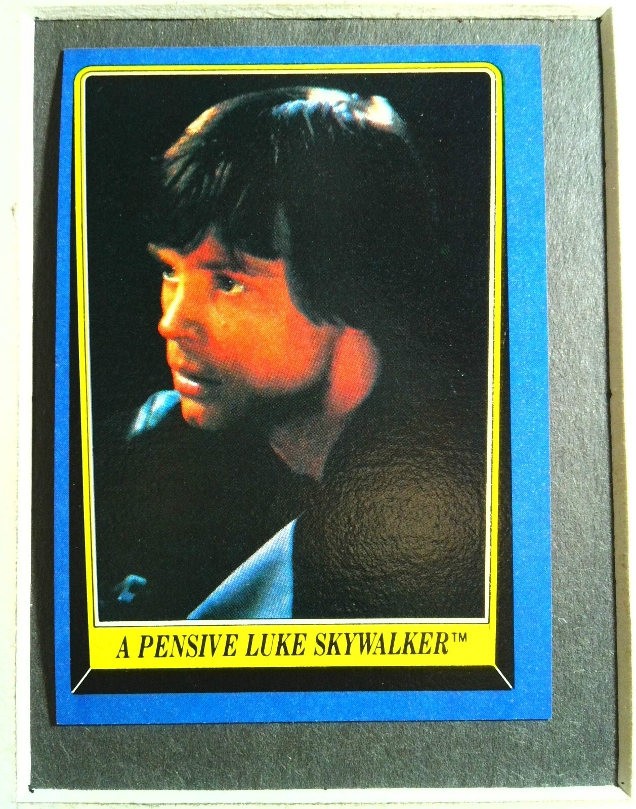 #152 A Pensive Luke Skywalker 1983 Topps Star Wars Return of the Jedi Series 2