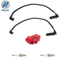 Ignition Coil Wire Cap and Spark Plug for Polaris Ranger 800 2011 2012 2013-2017