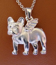 Ángel Bulldog Francés de Plata de Ley
