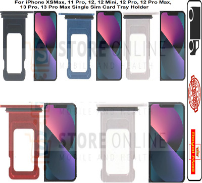 iPhone 7 8 Plus XR 13 Pro Mini 11 12 14 15 16 XS MAX Sim Tray Sim Karten Halter