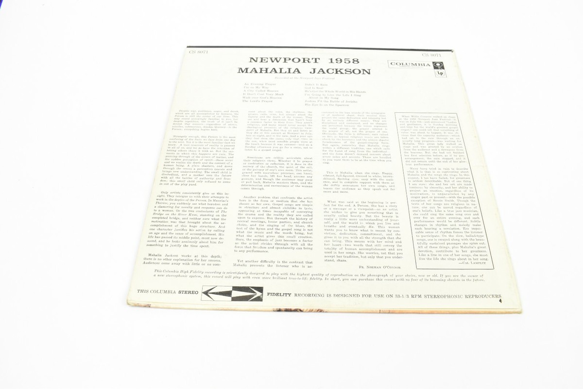 Mahalia Jackson ?– Newport 1958, VINYL LP | eBay