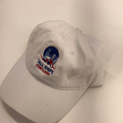 Tall Ships Portland Maine Sail Boat Light House White Hat