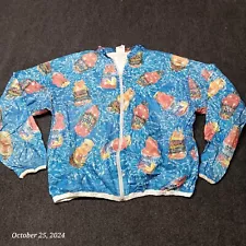 Vintage Ocean Spray All Sport Windbreaker Print All Over Jacket Adult One Size