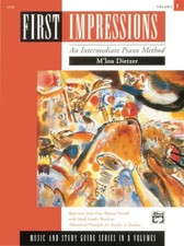 First Impressions Music and Study Guides Volume 1 MUSIC BOOK INTERMEDIATE PIANO
