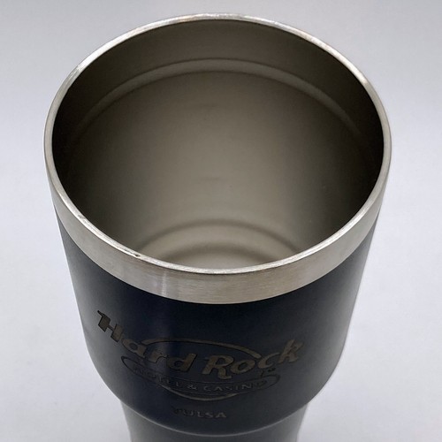 Hard Rock Hotel Casino Tulsa Bluetooth Speaker 28oz Travel Tumbler Bottle, Black - Picture 12 of 13