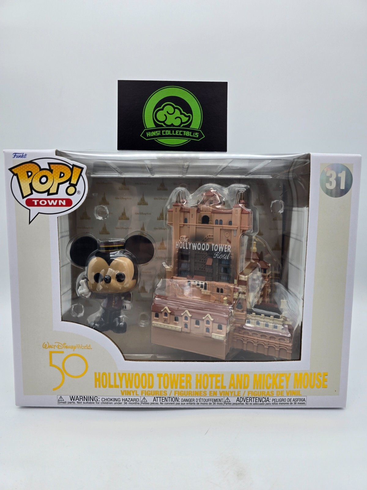 Funko Pop! Town Hollywood Tower Hotel Y Mickey Mouse