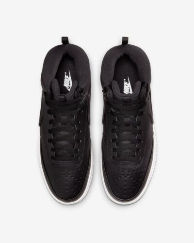 Nike Court Vision Mid Mens Winterized Shoes DR7882-002 Black White 11 NIB - Picture 3 of 8