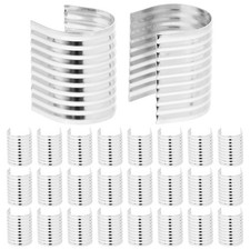 100 Pcs Clasp for Jewelry Making Fashion Cord Fasteners Crimp Ends Clasps