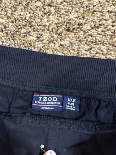 izod Approved School Wear. Blue Shorts. Girl's Plus 16.5. - Picture 6 of 16
