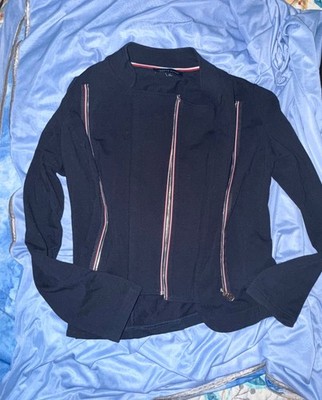 tommy hilfiger women jacket, size S, long sleeve jacket, business casual, zip up