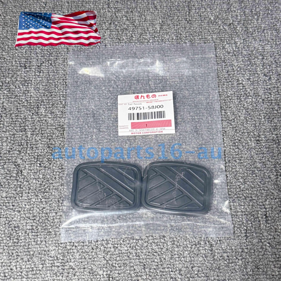 2x Brake Clutch Pedal Pad Covers Fit for Suzuki Swift Samurai Sidekick Geo Metro Foto 4 de 4