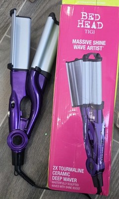 Massive Shine Wave Artist 2x Tourmaline Deep Waver Hot Hair Tool, Bed Head TIGI