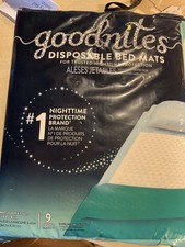 Goodnites Disposable Bed Mats for Bedwetting - 9ct
