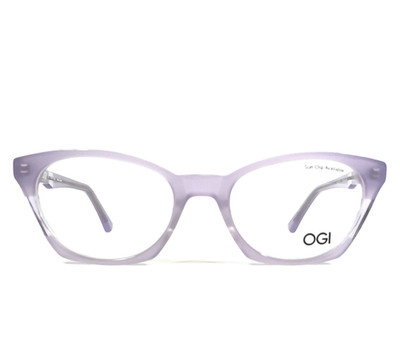 OGI Eyeglasses Frames HERITAGE 9121/2235 Lilac Bloom Purple Cat Eye 49-18-140