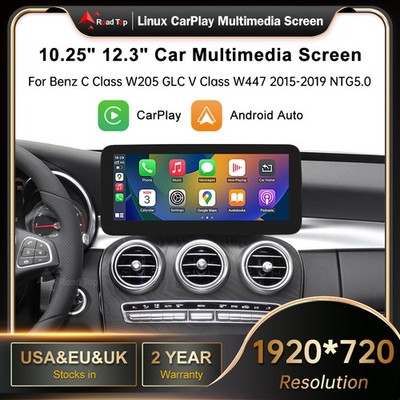 Carplay Android Auto Ultra Touchscreen für Mercedes-Benz C-Class W205 GLC V W447