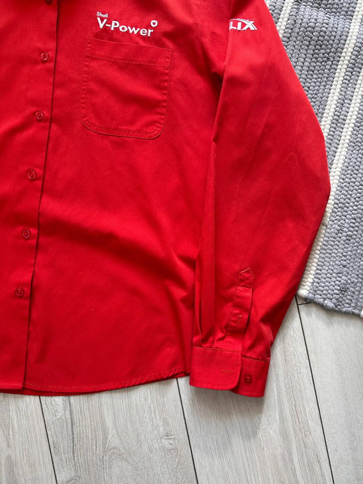Vintage Ferrari Formula Uno Racing Shirt Button Up Size L Women's image 4