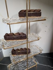 Glass 4-Tier Cake/Sandwich Stand for Afternoon Tea Or Tapas. Brand New