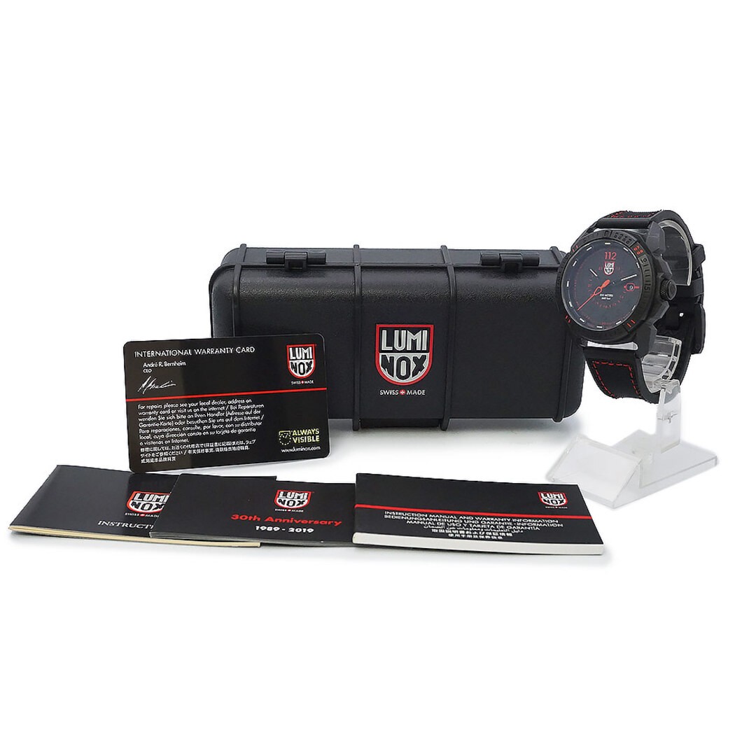 Luminox Arctic 1000 Series Quartz Watch Carbon Steel Rubber Used From Japan From image 2