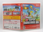 New Super Mario Bros Wii (Nintendo Wii) Complete + Manual - Clean & Tested