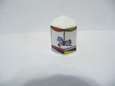 THIMBLE BIRCHCROFT CHINA GREAT BRITAIN HEXAGON SHAPE CAROUSEL